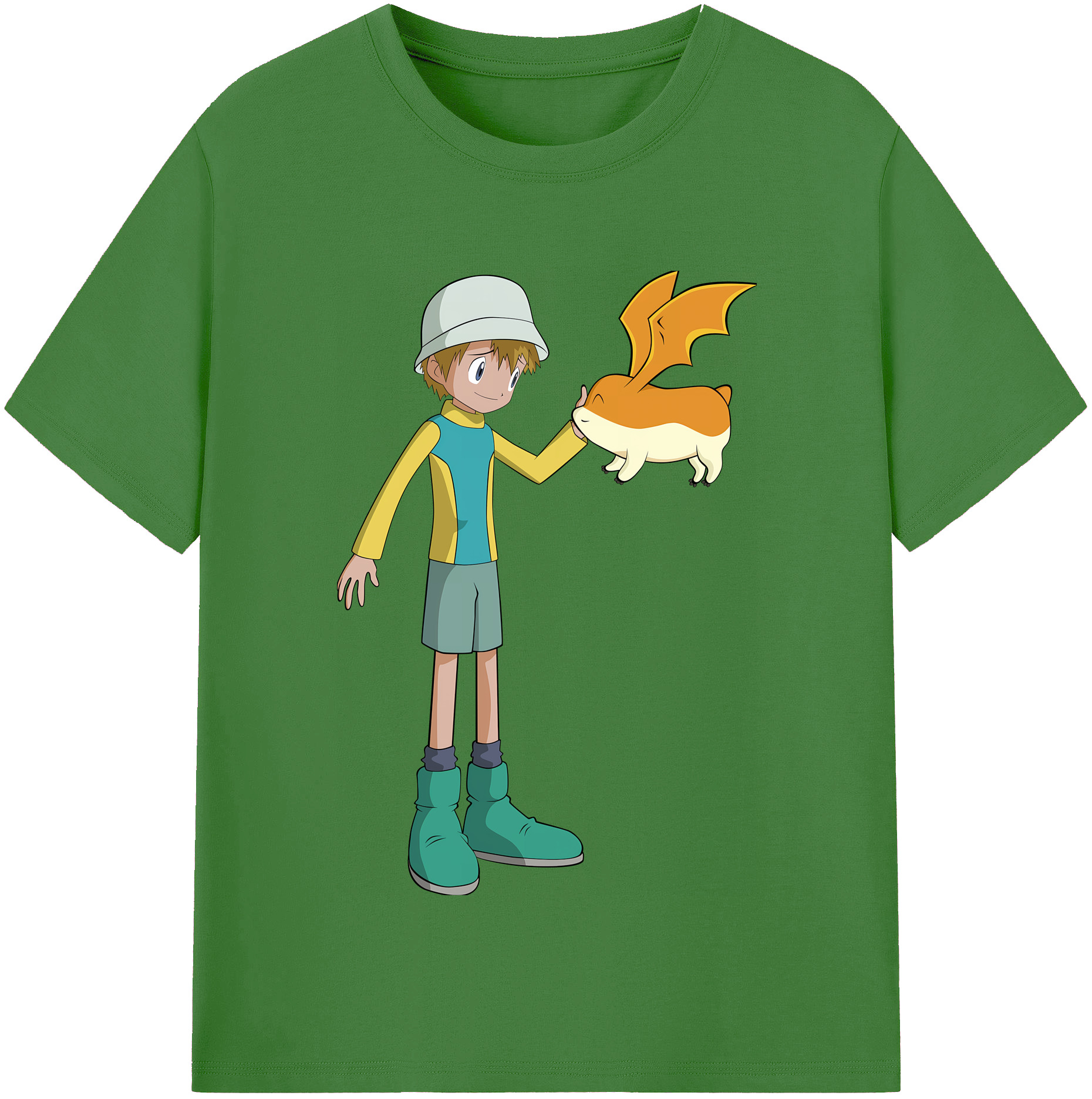 （画像用） Digimon デジタルモンスター/デジモン レディースカジュアルプリントTシャツ（綿100％）